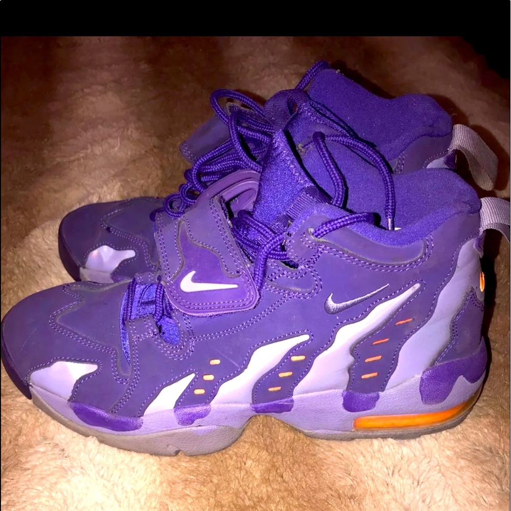 Purple Nike high-tops size 10